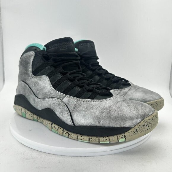 Nike Air Jordan 10 X Retro 30th Men Size 10.5 705178-045 Lady Liberty Grey Shoes - Picture 4 of 14